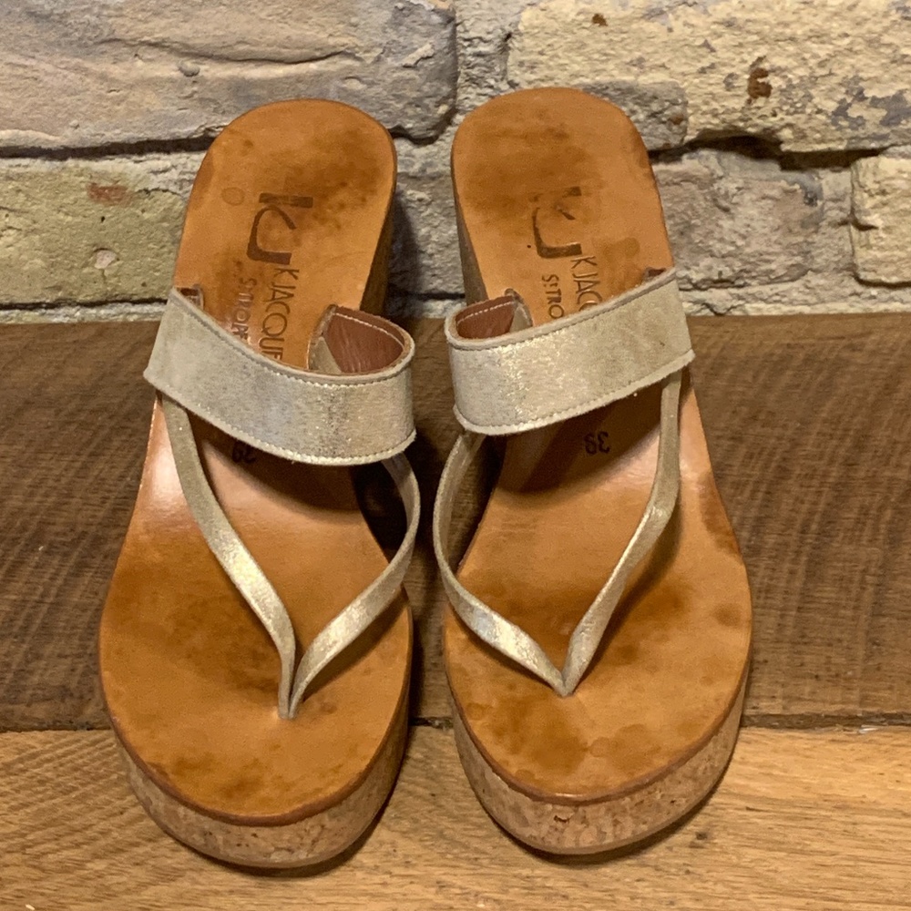 K. Jacques Wedge Platform Sandal